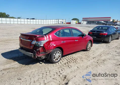 2014 Nissan Sentra Sv из США, поврежденный, VIN 3N1AB7AP1EY323783